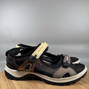 Ecco Yucatan Sandals Womens EU 41 US 10 Black Off-road Outdoor Strappy